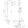 Смеситель LEMARK TROPIC LM7007С для ванны и душа LM7007C